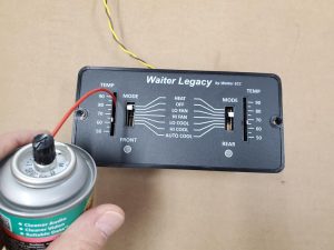 Clean Intellitec or Waiter temperature and mode switches