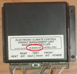 Early model Intellitec ECC control module