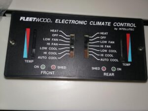 Early model Intellitec control thermostat panel