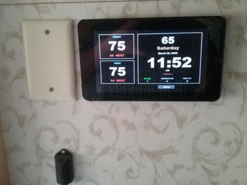 Waiter ECC Operator panel mounted on wall